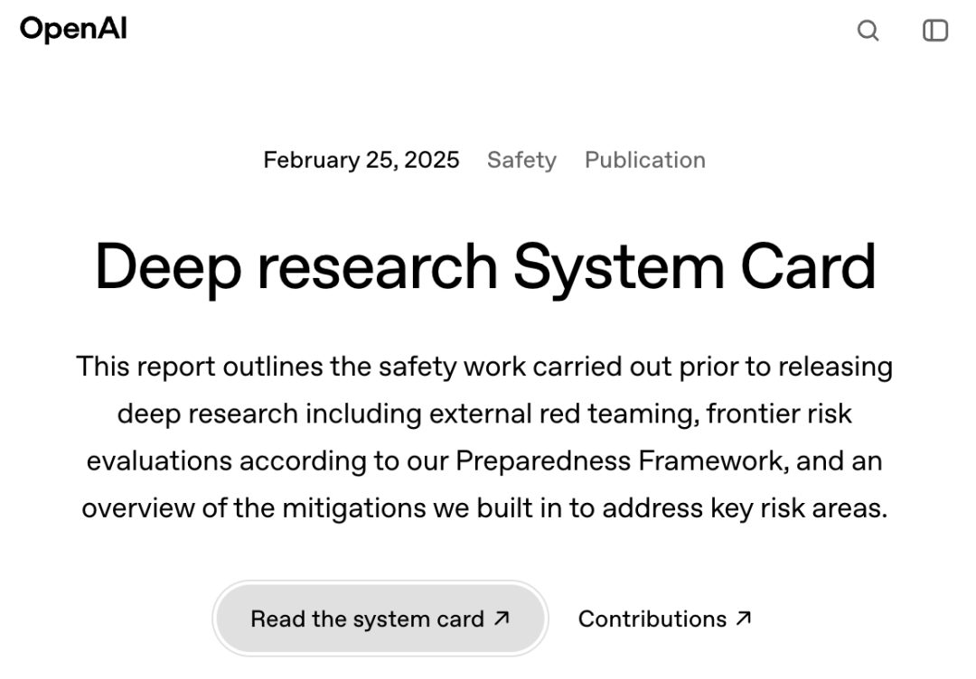 Deep Research system card biology evaluation